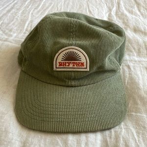 Rhythm Cotton Corduroy Hat - Green